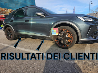 1438⭐UNDER SKIRTS SUITABLE FOR CUPRA FORMENTOR 2020+ GLOSSY BLACK SPORTY LOOK⭐ 