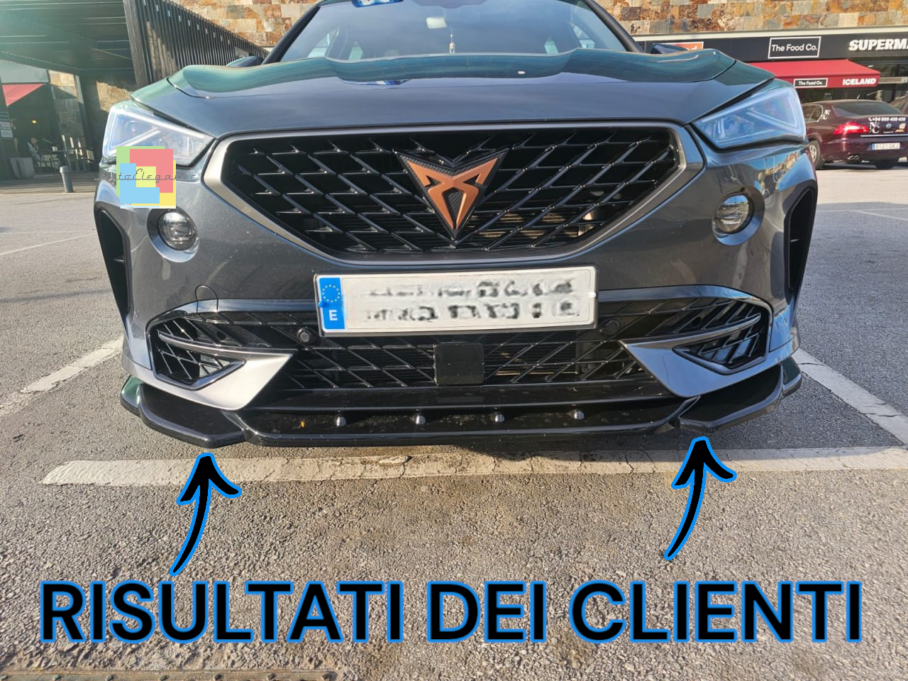 1340⭐SPLITTER ADATTO PER CUPRA FORMENTOR 2020+ NERO LUCIDO DESIGN SPORTIVO⭐