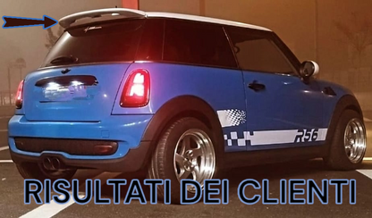 ⭐1381 SPOILER POSTERIORE SUL TETTO LOOK SPORTIVO PER MINI COOPER R56 2005-2014⭐