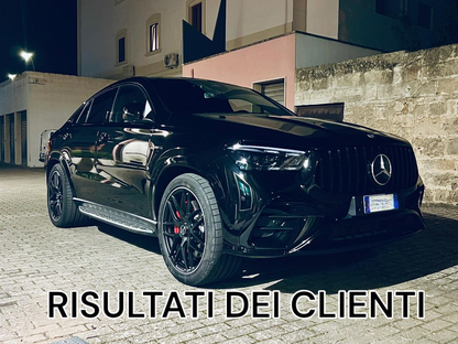 🔥1879 GRIGLIA ADATTA PER MERCEDES GLE W167 2024+ AMG LOOK GT NERO LUCIDO🔥