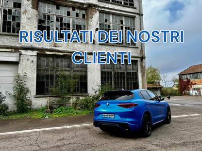 2039⭐DIFFUSORE ADATTO PER ALFA ROMEO STELVIO 949 2016-2020 NERO LUCIDO⭐