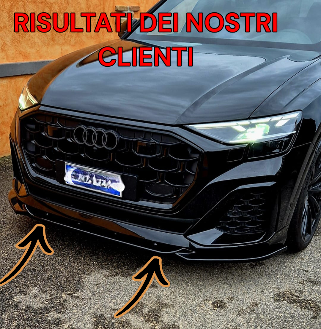 ⭐1791 Splitter anteriore adatto per AUDI RS Q8 Mk1 2019+⭐