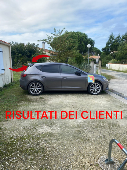 0406⭐SPOILER ADATTO PER SEAT LEON 5F 5 PORTE 12-20 LOOK CUPRA R300 DESIGN NERO⭐