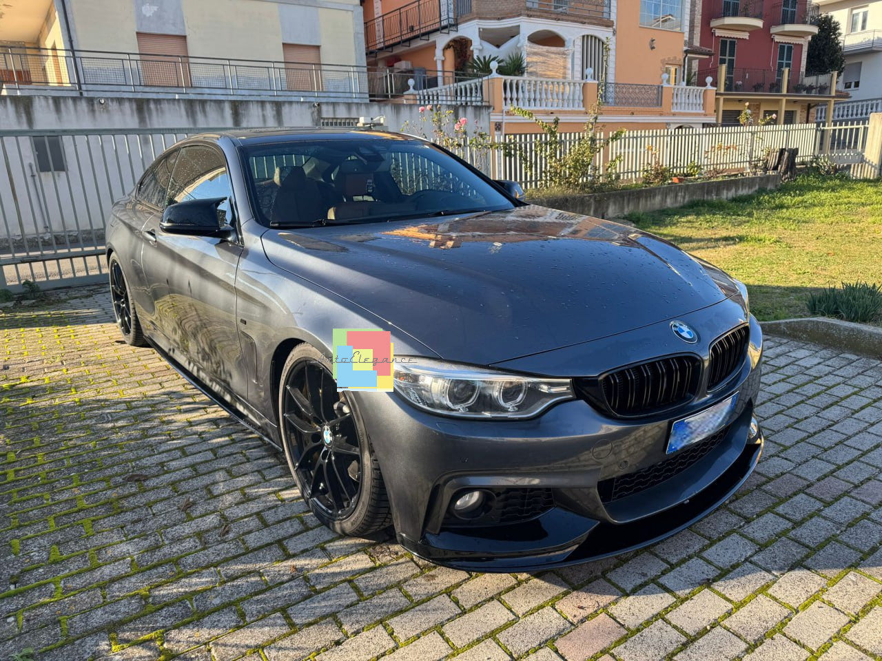 ⭐0198 SPLITTER ANTERIORE ADATTO PER BMW SERIE 4 F32 F33 F36 LOOK M SPORT⭐