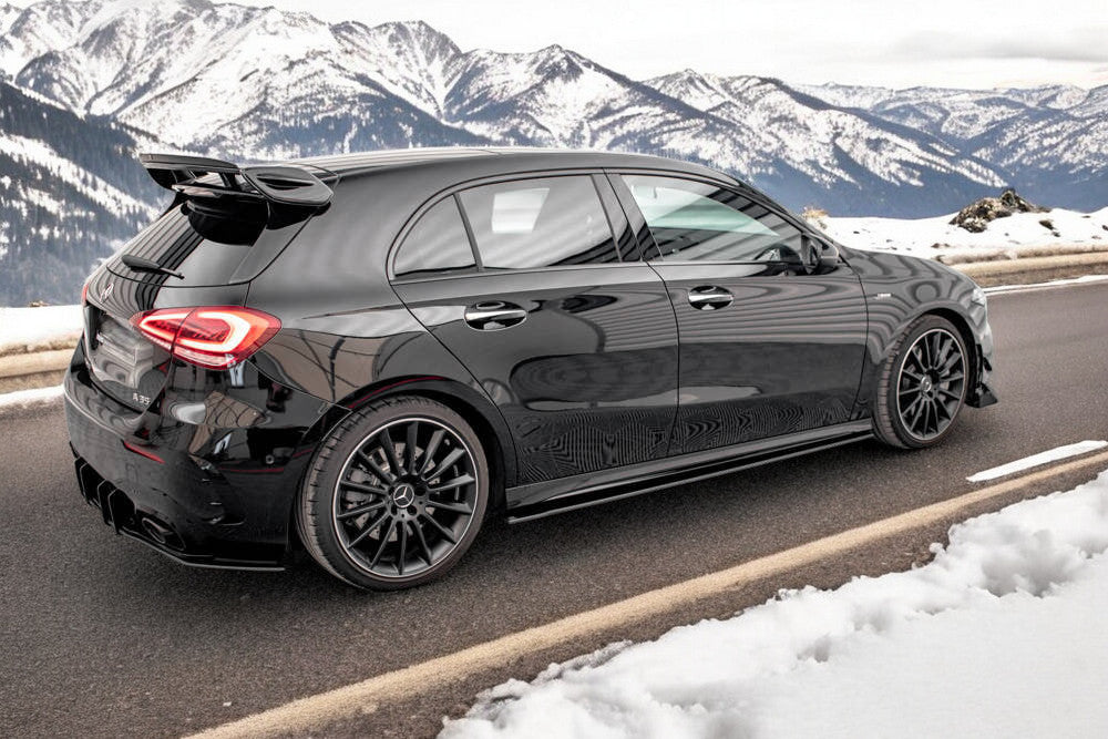 🔥SOTTO MINIGONNE ADATTO PER MERCEDES CLASSE A W177 sportback nero lucido🔥