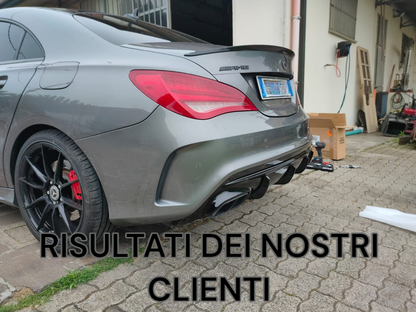 0172🔥Spoiler adatto per Mercedes Benz CLS C117 W117 coupe nero lucido🔥