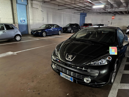 ❄️⭐1741 FARI ANTERIORI ADATTO PER PEUGEOT 207 207 CC 06-2012 NERI ANGEL EYES⭐❄️