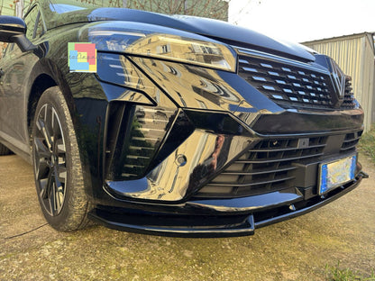 💎2025 SPLITTER ADATTO PER RENAULT CLIO 5 2023+ NERO LUCIDO💎