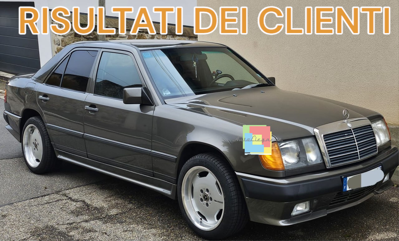 ⭐Paraurti anteriore con fendinebbia su misura per Mercedes Classe E W124 C124⭐