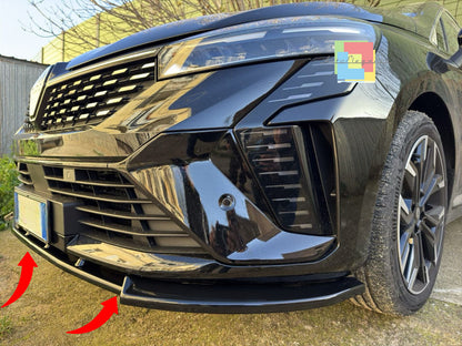 💎2025 SPLITTER ADATTO PER RENAULT CLIO 5 2023+ NERO LUCIDO💎