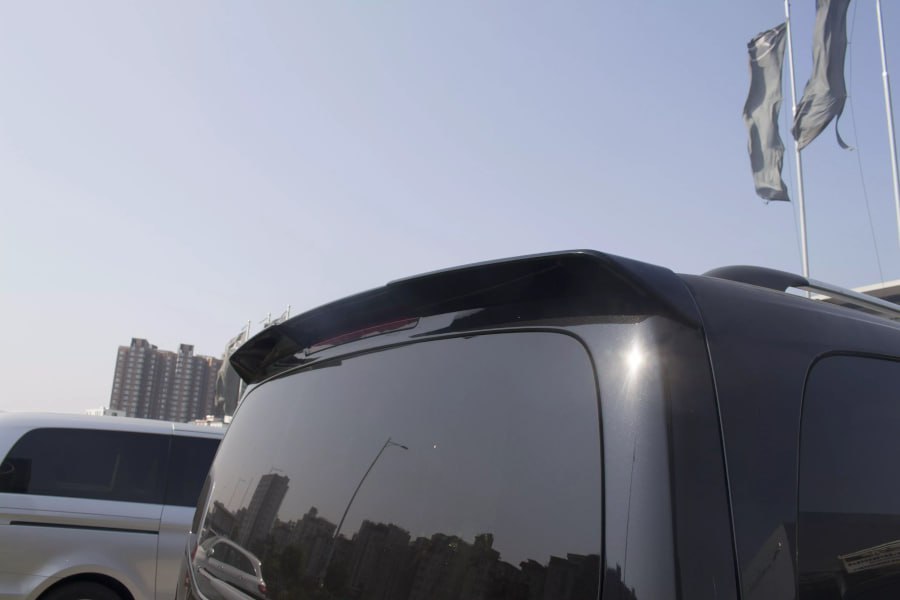 🔥0570 SPOILER ADATTO PER MERCEDES BENZ VITO W447 2014+ NERO LUCIDO🔥