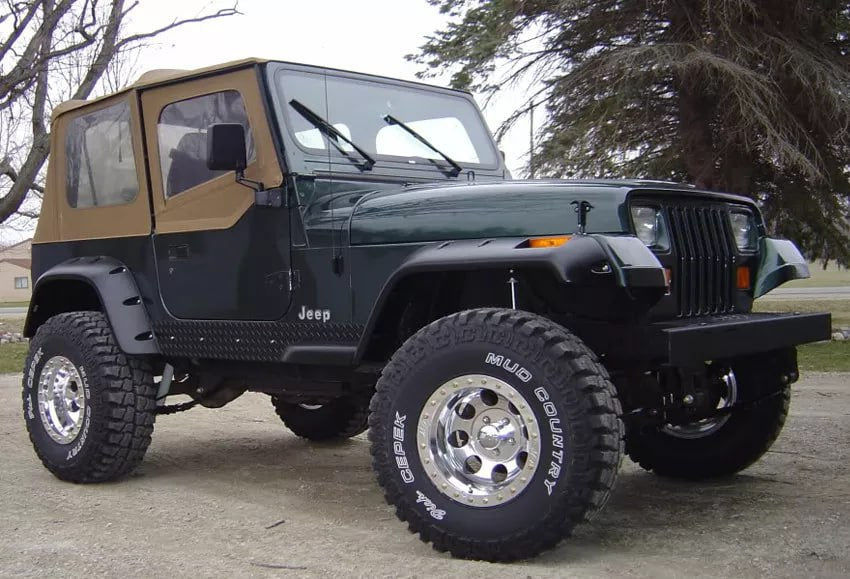 💥2098 PARAFANGHI ADATTO PER JEEP WRANGLER YJ 1987-1996 GREZZI💥