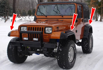 💥2098 PARAFANGHI ADATTO PER JEEP WRANGLER YJ 1987-1996 GREZZI💥