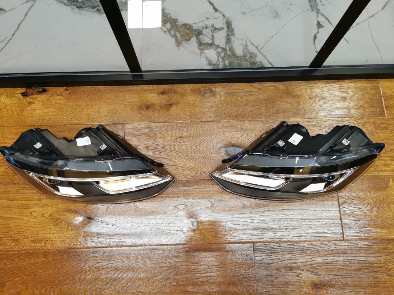 ✨2090 HEADLIGHTS SUITABLE FOR VW POLO 6R 6C 2011-2017 LED LOOK DEVIL EYE✨