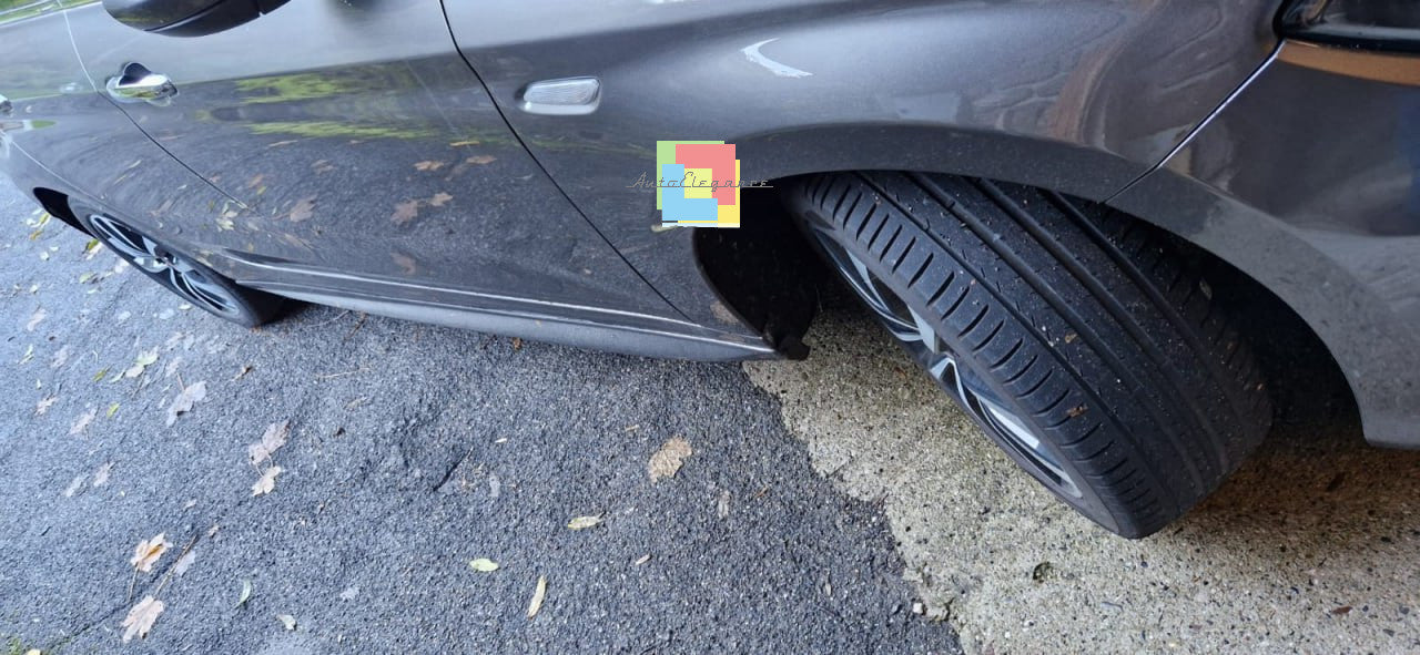 0074⭐MINIGONNE LATERALI PER FIAT TIPO BERLINA SOTTO PORTA SPORTIVE ABS/PLASTIC⭐