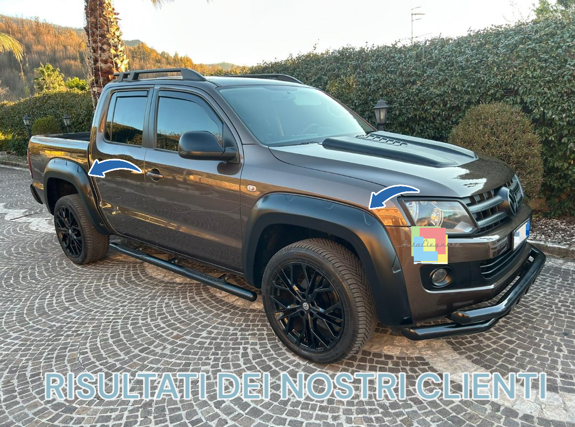 1118⭐PARAFANGHI ALLARGATI ADATTI PER VW AMAROK 2016-2022 LOOK SPORTIVO⭐