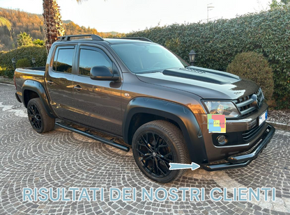 ⭐BULLBAR ANTERIORE  NERO ADATTO PER VW AMAROK 2016-2022 ⭐