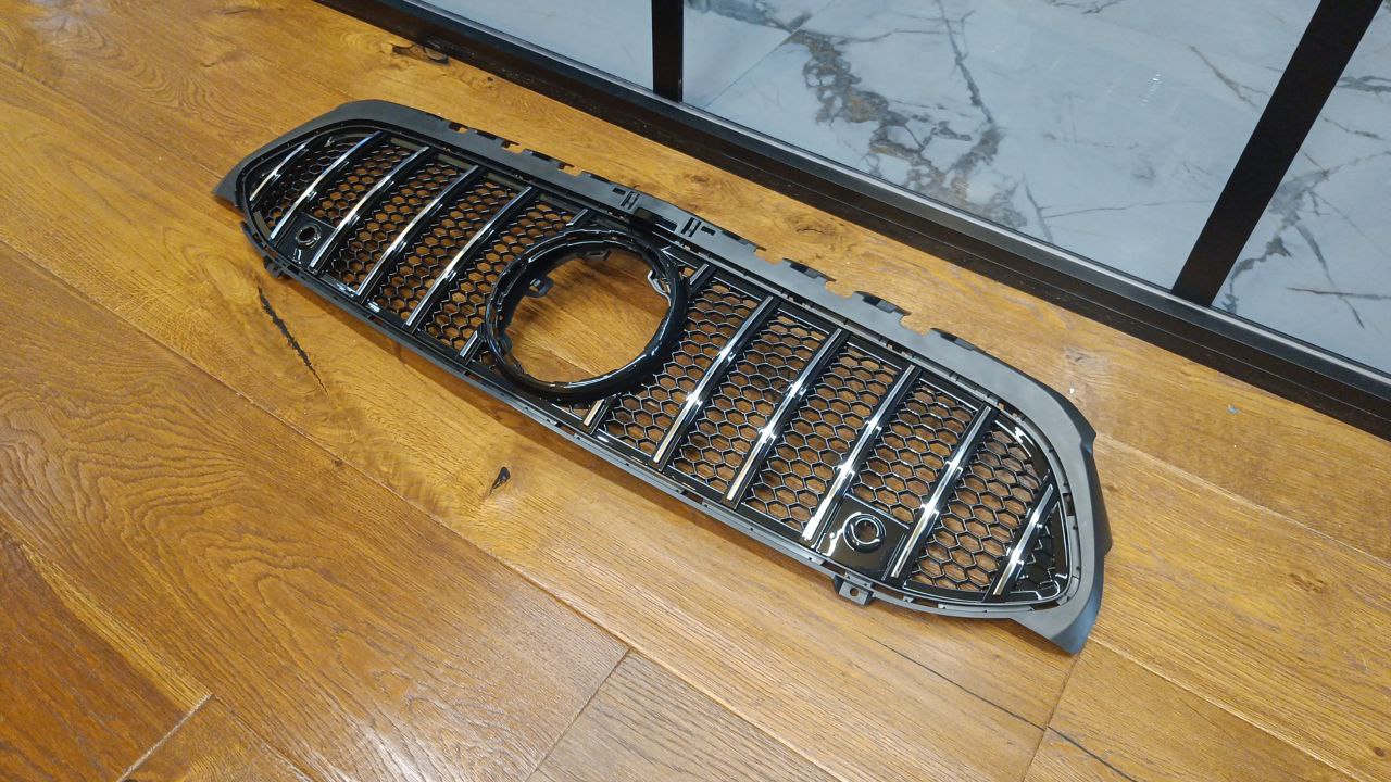 🔥2102 GRILLE SUITABLE FOR MERCEDES BENZ A CLASS W177 18-2022 CHROME WITH MESH🔥 