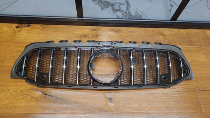 🔥2102 GRILLE SUITABLE FOR MERCEDES BENZ A CLASS W177 18-2022 CHROME WITH MESH🔥 