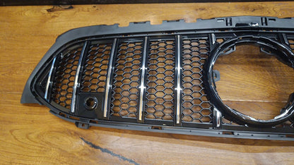 🔥2102 GRILLE SUITABLE FOR MERCEDES BENZ A CLASS W177 18-2022 CHROME WITH MESH🔥 