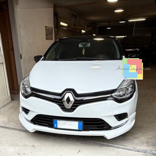 🔥0219 RENAULT CLIO 4 IV 2016-2019 UNDER FRONT BUMPER SPOILER LIP ABS🔥 