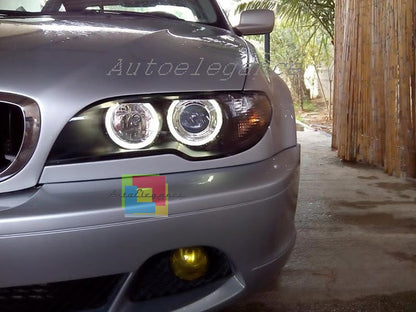 ⭐Pair of white led angel eyes headlights suitable for BMW E46 coupe 03-06⭐