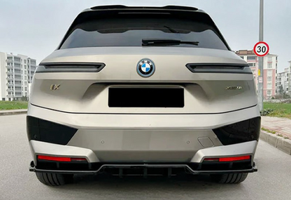 ⭐BODYKIT SUITABLE FOR BMW iX M-Pack i20 21+front bumper splitter external lip⭐ 