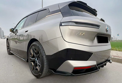 ⭐BODYKIT SUITABLE FOR BMW iX M-Pack i20 21+front bumper splitter external lip⭐ 