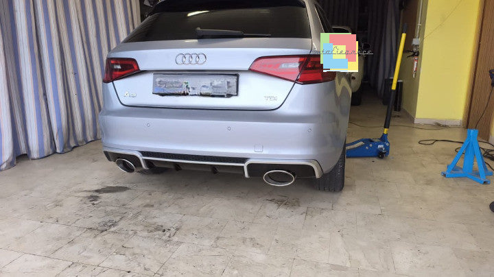 🔥DIFFUSORE ADATTO PER AUDI A3 8V STANDARD 12-16 LOOK RS3 🔥