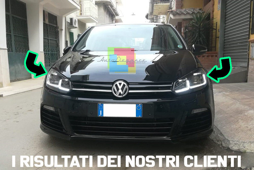 🔥Coppia fari anteriori full led adatto per golf 6 freccia dinamica🔥