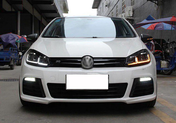 🔥Coppia fari anteriori full led adatto per golf 6 freccia dinamica🔥