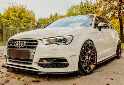 🔥Splitter Adatto Per Audi A3 S3 8V SLINE SB 2012+ NERO LUCIDO🔥