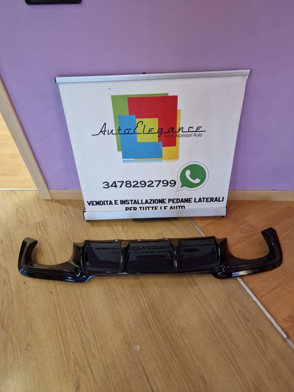 💥Diffusore nero lucido adatto per bmw f11 f10 paraurti M 💥