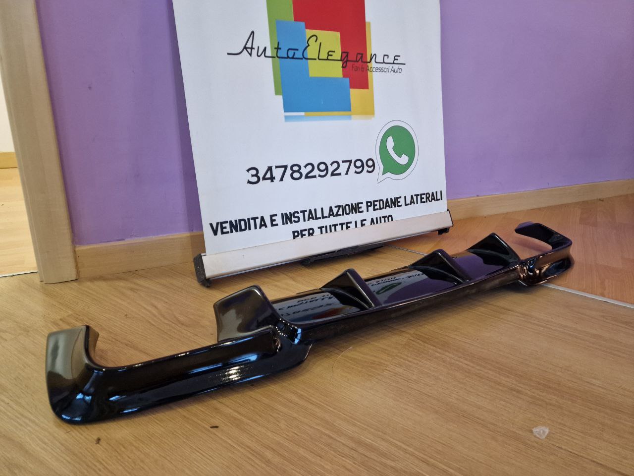 💥Diffusore nero lucido adatto per bmw f11 f10 paraurti M 💥