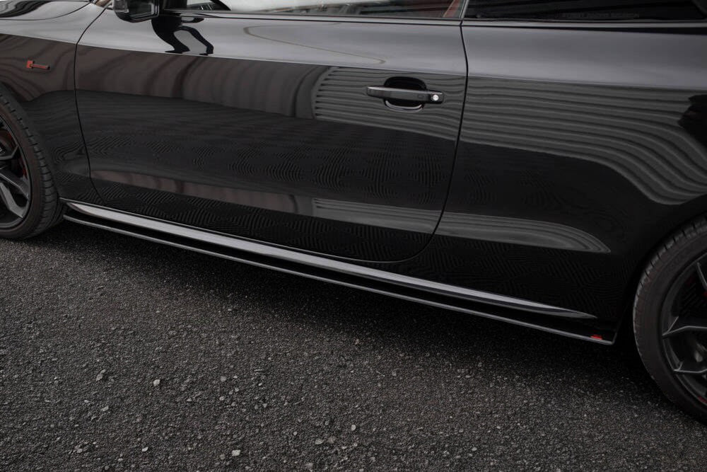 0475🔥Coppia minigonne laterali sline Adatto Per Audi A5 cabrio🔥