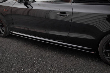 0475🔥Coppia minigonne laterali sline Adatto Per Audi A5 cabrio🔥