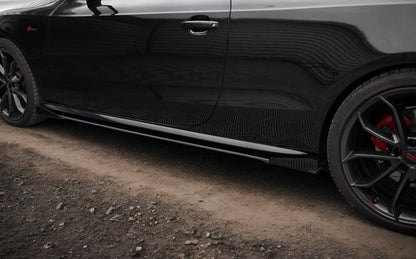 0475🔥Coppia minigonne laterali sline Adatto Per Audi A5 cabrio🔥