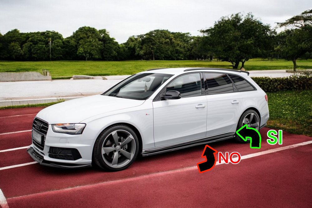 0475🔥Coppia minigonne laterali sline Adatto Per Audi A5 sportback🔥
