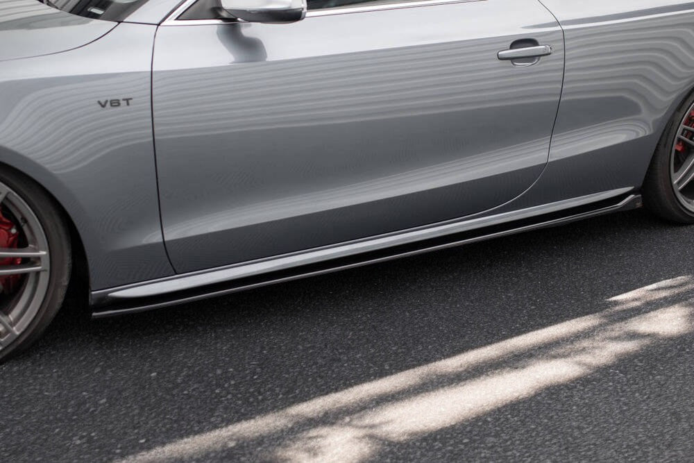 0475🔥Coppia minigonne laterali sline Adatto Per Audi A5 cabrio🔥