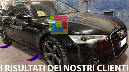 0475🔥Coppia minigonne laterali sline Adatto Per Audi A6 4G🔥