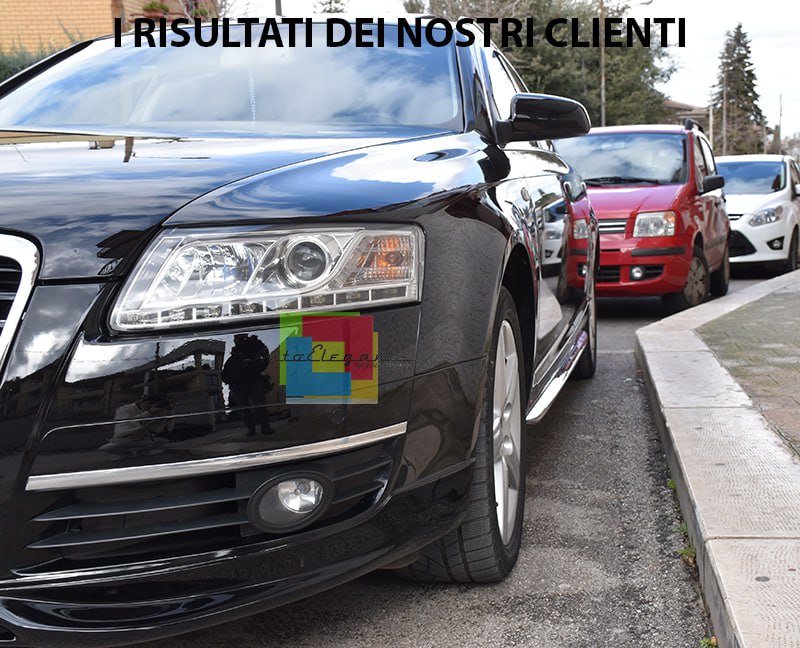 0475🔥Coppia minigonne laterali sline Adatto Per Audi A6 4F🔥