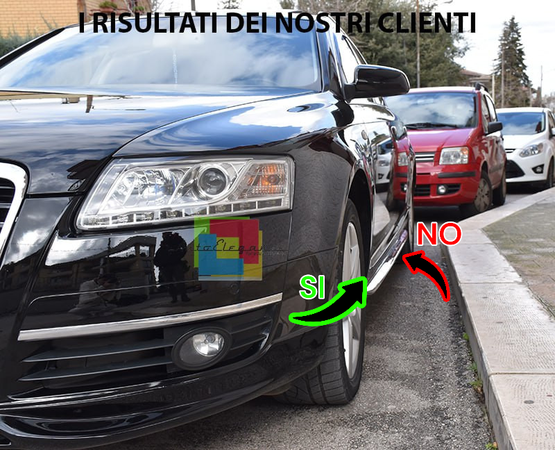 0475🔥Coppia minigonne laterali sline Adatto Per Audi A6 4F🔥