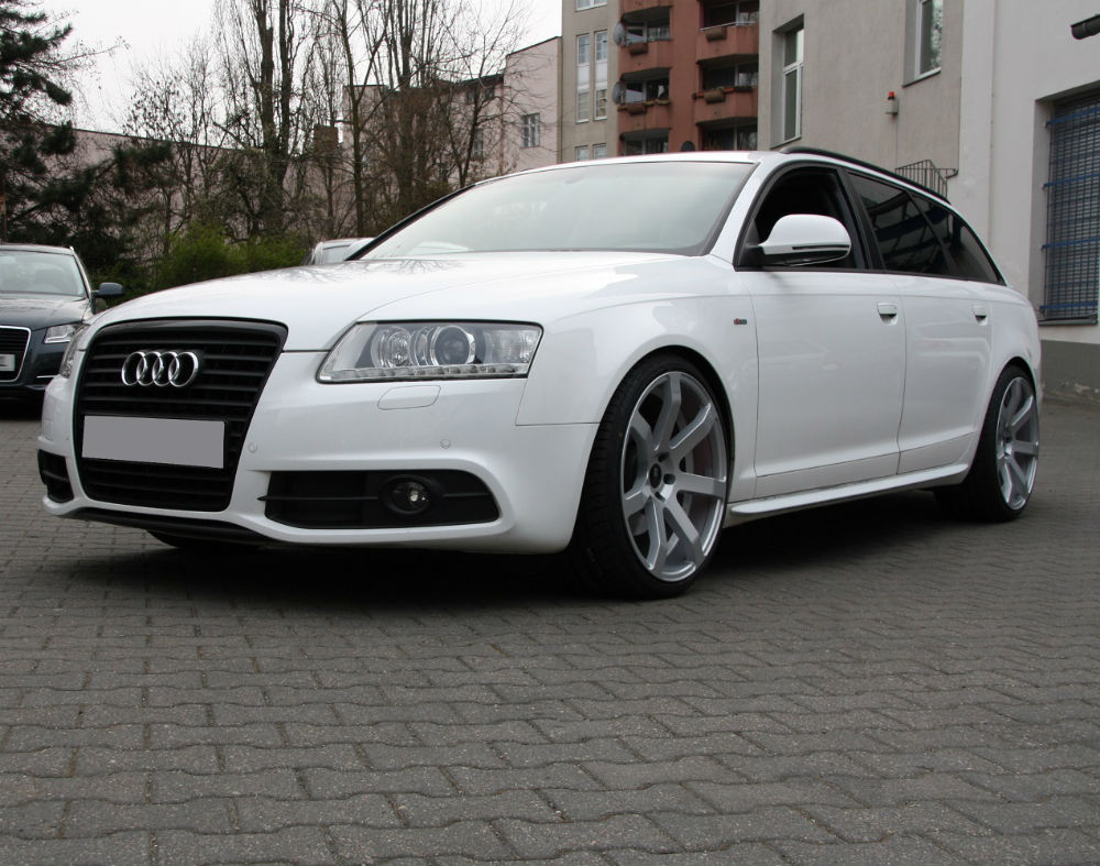 0475🔥Coppia minigonne laterali sline Adatto Per Audi A6 4F🔥