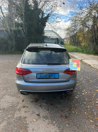 1560 SPOILER TETTO ADATTO PER AUDI A4 B8 RS4 2007-2016 NERO LUCIDO