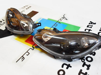 ⭐0836 FARI ANTERIORI ADATTO PER SMART 451 2007-2014 NERI⭐