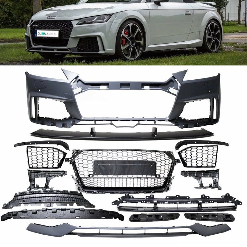 FRONT BUMPER SUITABLE FOR AUDI RSTT 8S 2014+ SPORTY RS LOOK DESIGN