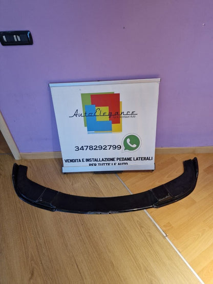 0058⭐SPLITTER ANTERIORE ADATTO PER BMW SERIE 5 E60 E61 M TECH ABS NERO LAMA⭐