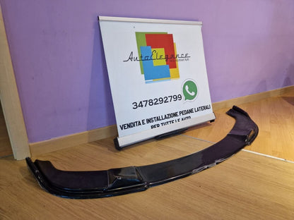 0058⭐SPLITTER ANTERIORE ADATTO PER BMW SERIE 5 E60 E61 M TECH ABS NERO LAMA⭐