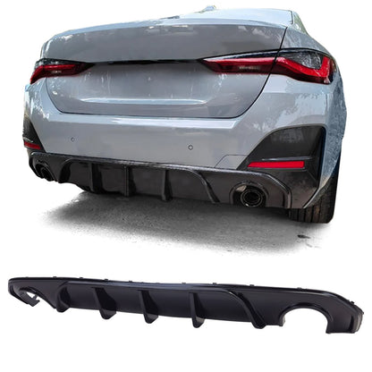 🔥2114 DIFFUSORE ADATTO PER BMW SERIE 4 G26 20+ Gran Coupe MSPORT NERO LUCIDO🔥