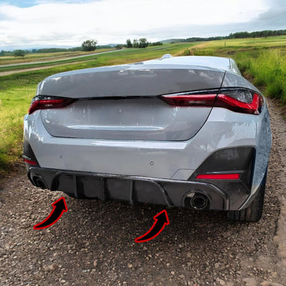 🔥2114 DIFFUSORE ADATTO PER BMW SERIE 4 G26 20+ Gran Coupe MSPORT NERO LUCIDO🔥